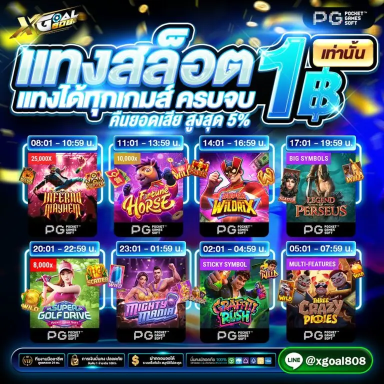 xgoal808 แทงสล็อตเริ่มต้น 1 บาท